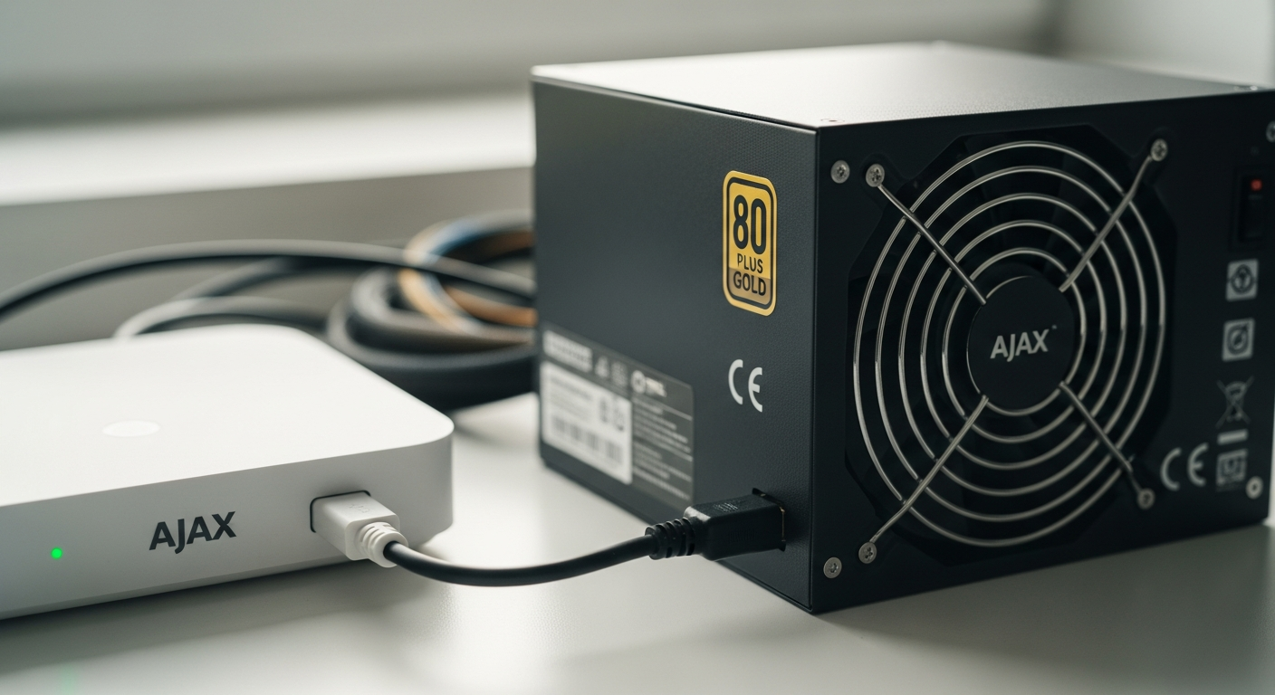 Fuente de alimentación para sistemas de seguridad Ajax