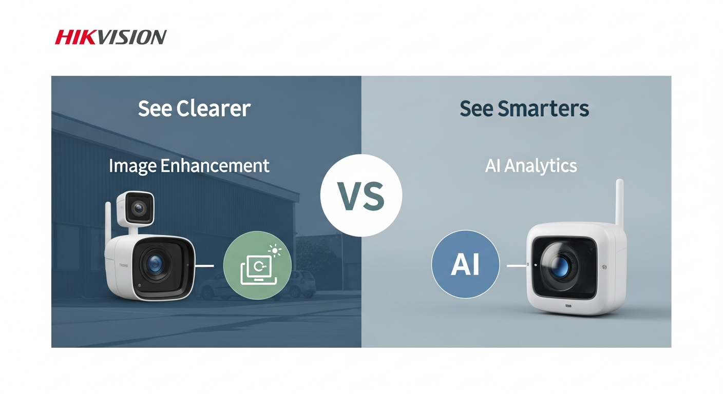 Comparativa de tecnologías Hikvision See Clearer vs See Smarter