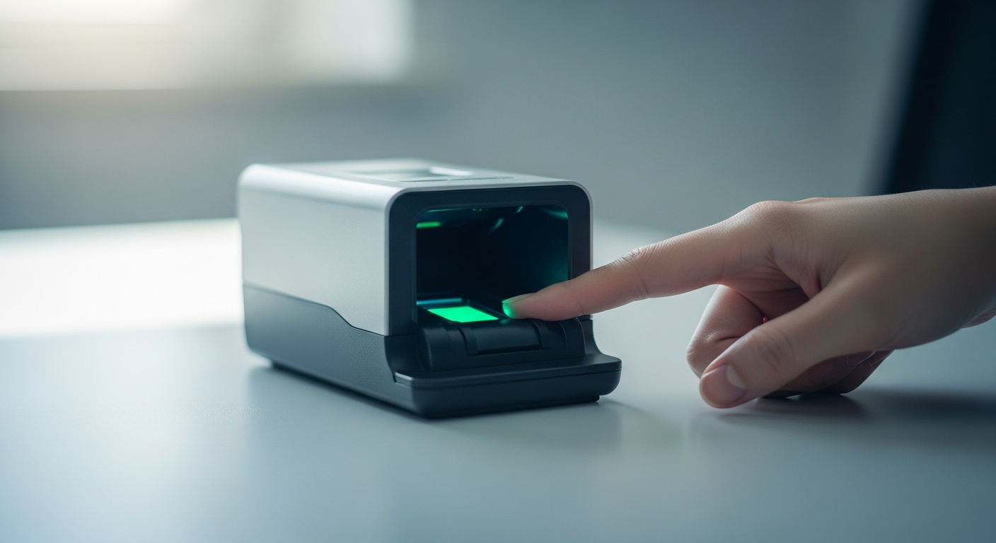 Equipo digital para toma de huellas dactilares en comisaría