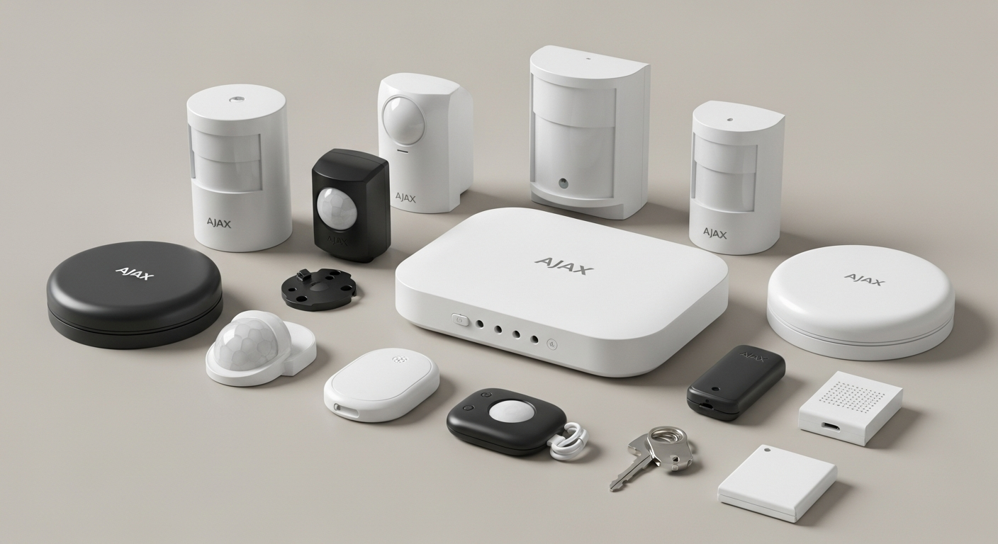 Kit de alarma Ajax con control por smartphone