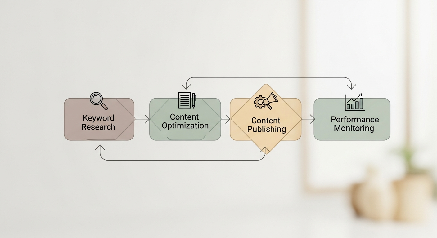 Flujo de trabajo automatizado para servicios de marketing digital con IA