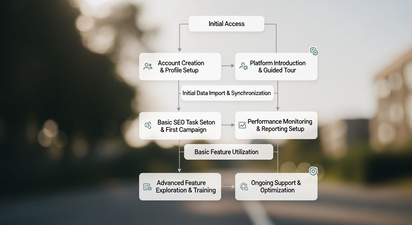 Proceso de onboarding para clientes en plataforma SEO white label