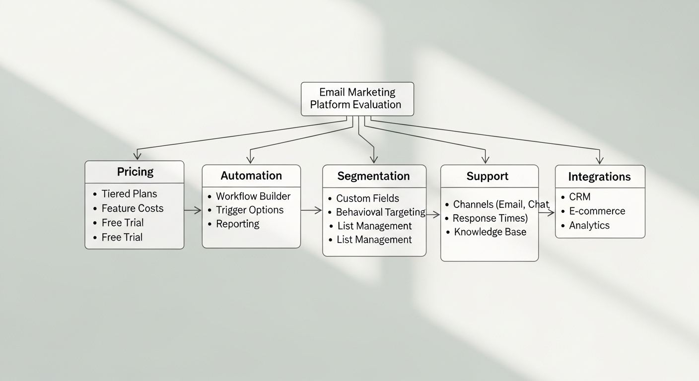 Criterios evaluación herramientas email marketing