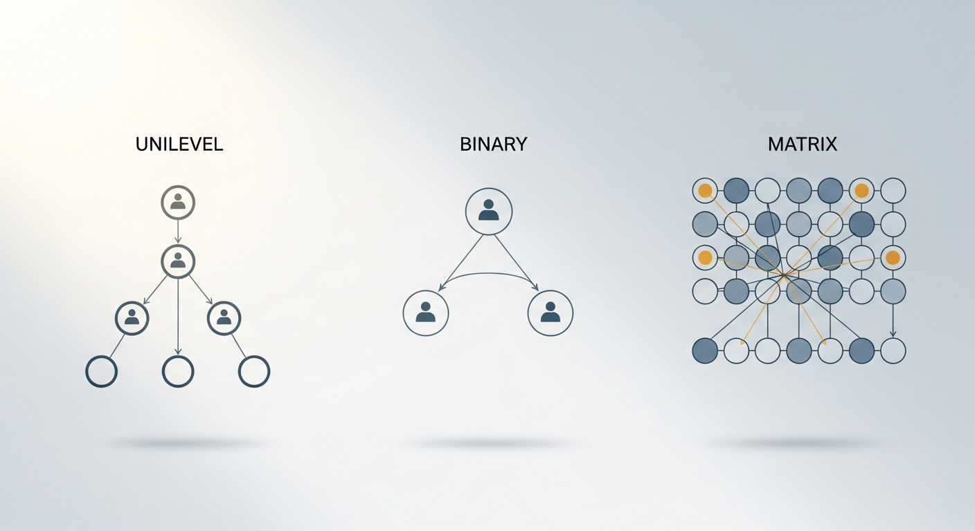 comparativa modelos compensacion empresas network marketing 2026