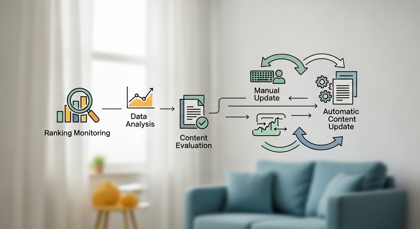 Monitoreo de posiciones SEO y autocuración WordPress